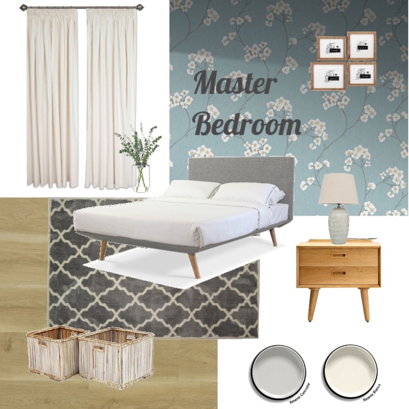 Serene Master Bedroom Mood Board by Maven Interior Design on Style Sourcebook