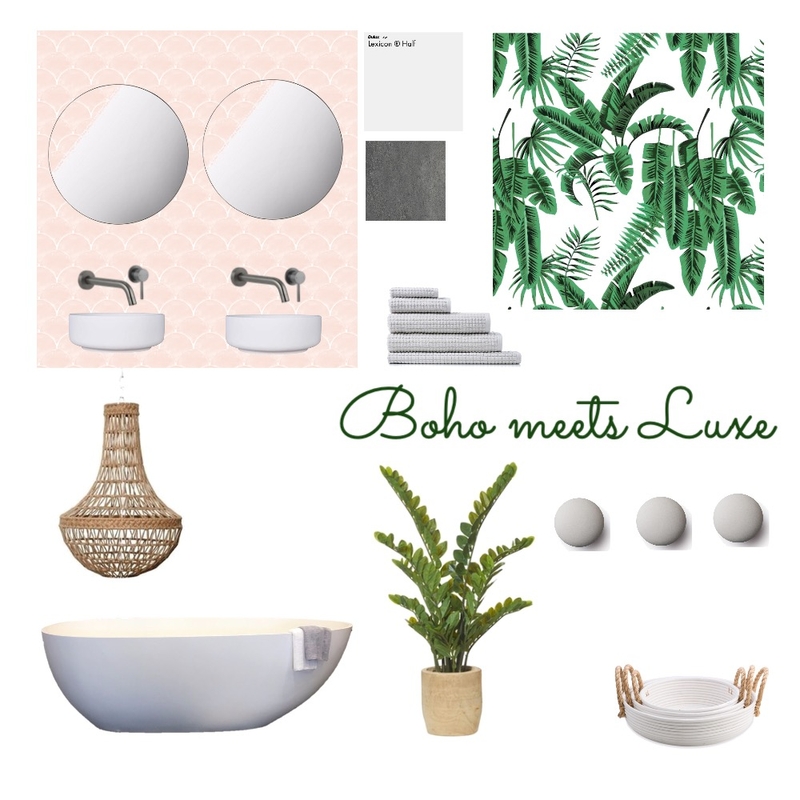 Boho meets Luxury Mood Board by The Palette Lab on Style Sourcebook