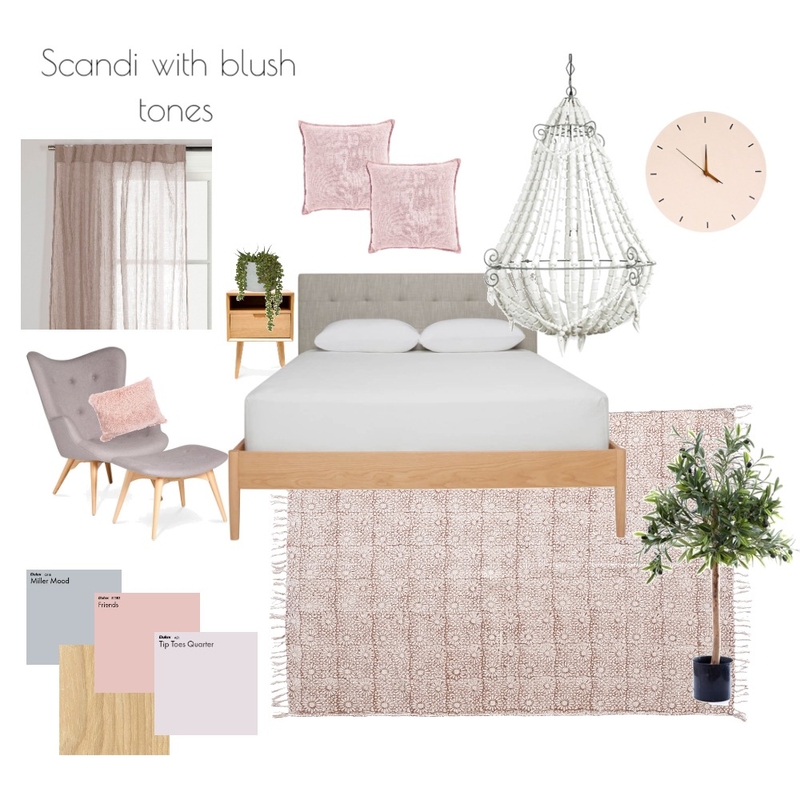 Scandi blush Mood Board by Rebecca White Style on Style Sourcebook