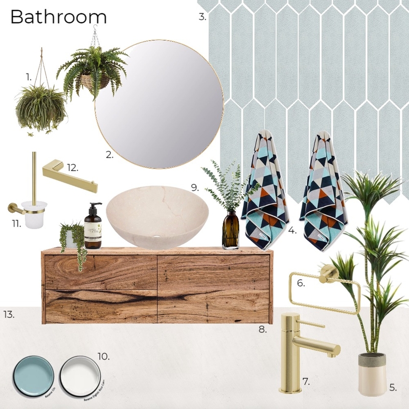 Assignment 9 - bathroom Mood Board by gemmac on Style Sourcebook