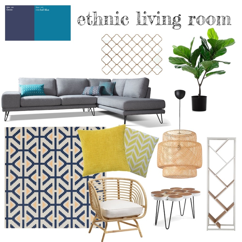 Ethnic/Coastal Living Mood Board by richelieu on Style Sourcebook