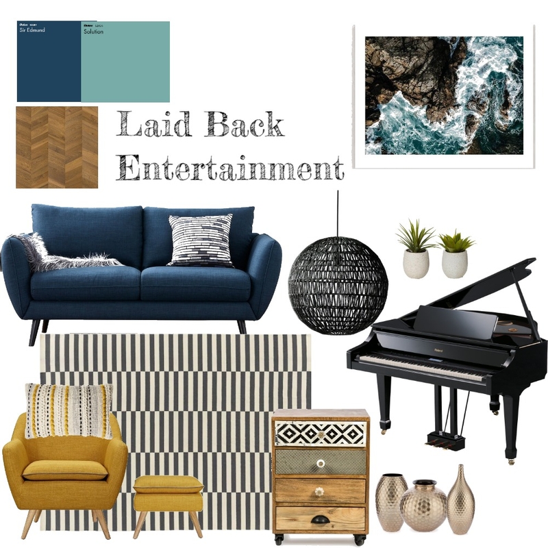 Laid back entertainment Mood Board by richelieu on Style Sourcebook