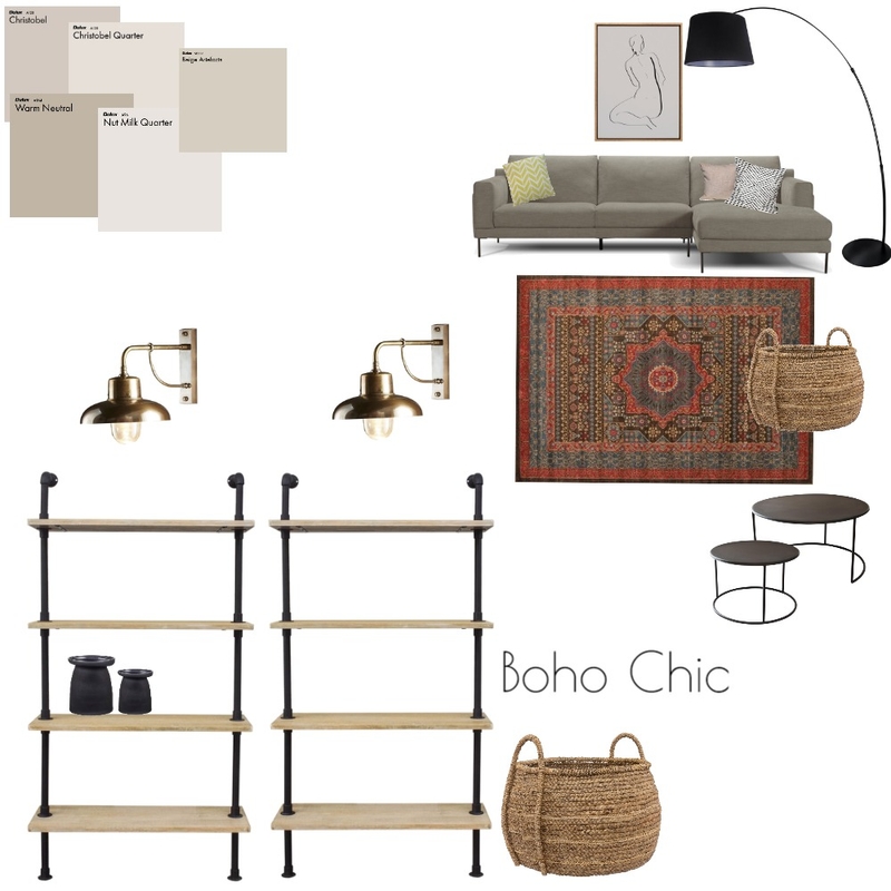 #1living room-bohochic Mood Board by NaamaG on Style Sourcebook