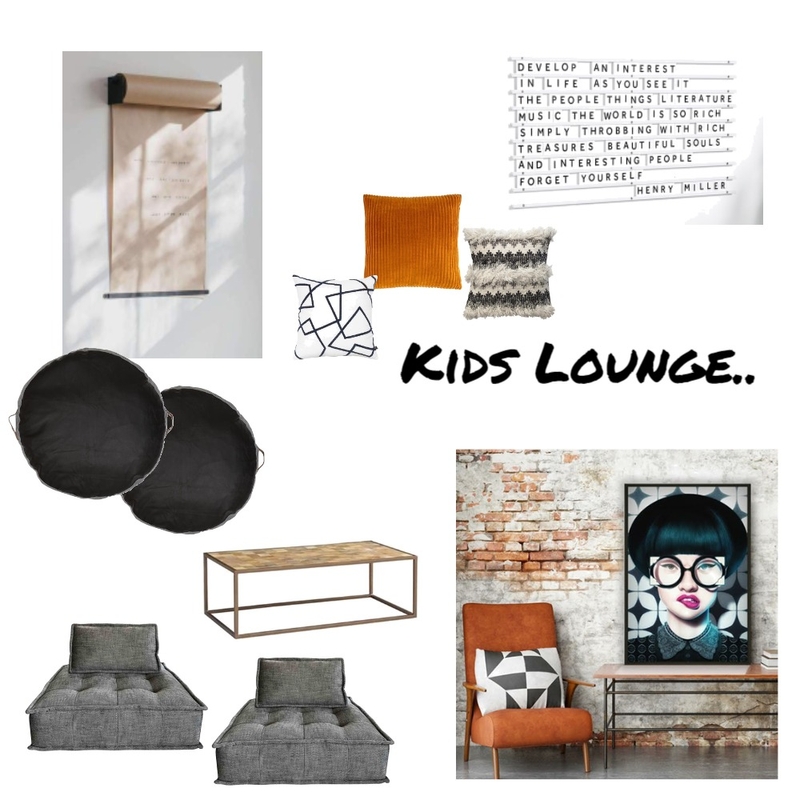 Kids Lounge Mood Board by CooperandCo. on Style Sourcebook