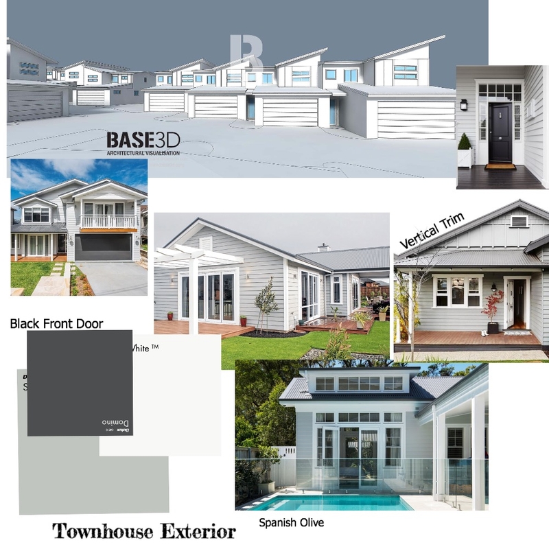 Townhouse Exterior Mood Board by House of Cove on Style Sourcebook