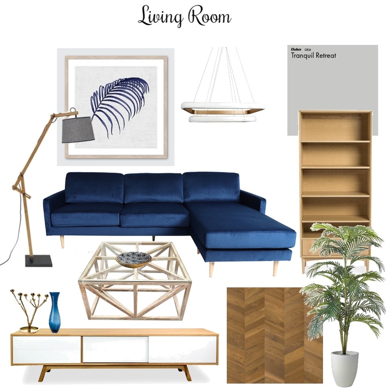 Living room Blue Oasis Mood Board by Holi Home on Style Sourcebook