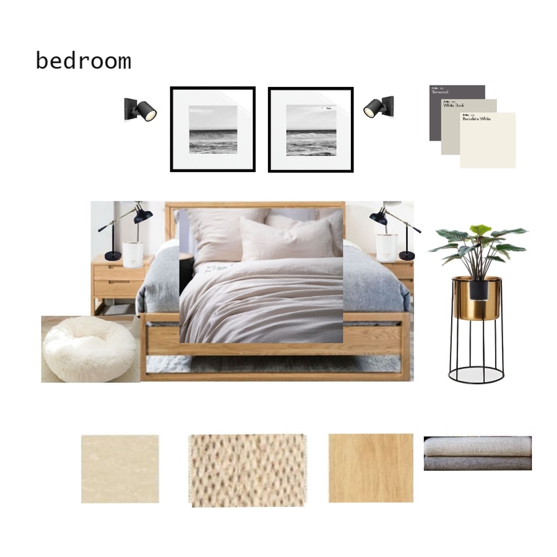 Bedroom - Bruno Bed Mood Board by lmg interior + design on Style Sourcebook