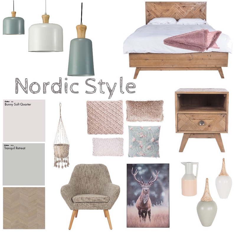 Nordic Bedroom Mood Board by tj10batson on Style Sourcebook