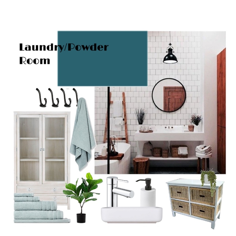 Laundry/Powder room Mood Board by georgiaapagee on Style Sourcebook