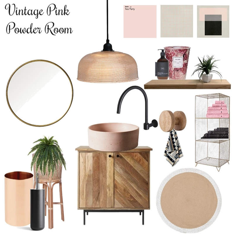 A Touch of Pink Mood Board by JadeTsilimos on Style Sourcebook