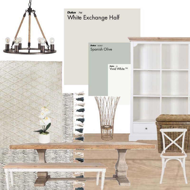 Hamptons Dining Mood Board by Sqwelshy on Style Sourcebook