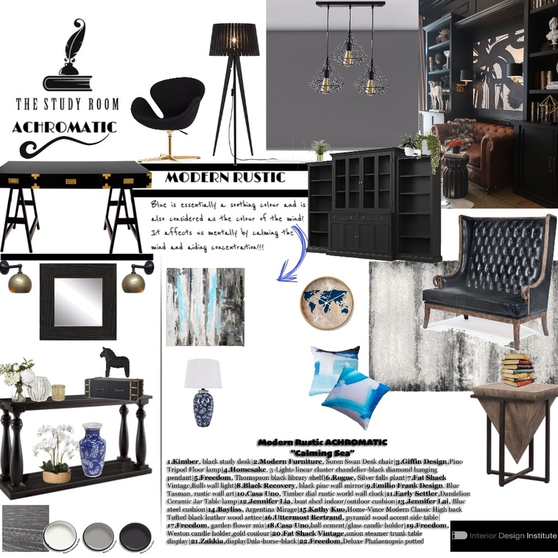 study room Mood Board by rinadavid on Style Sourcebook