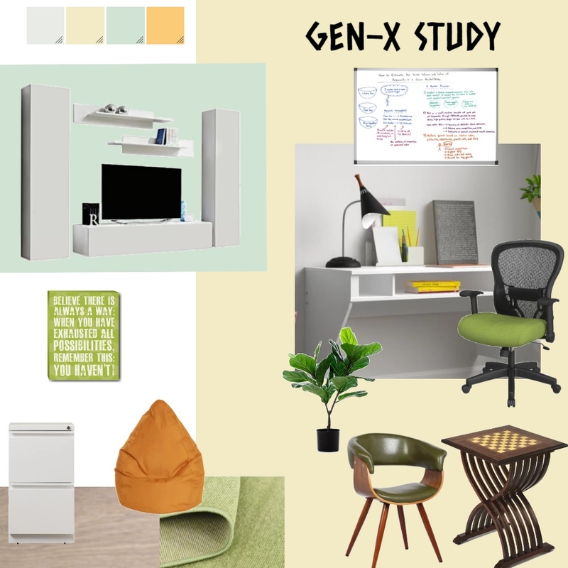 Modern Study Room Mood Board by soniabhambri on Style Sourcebook