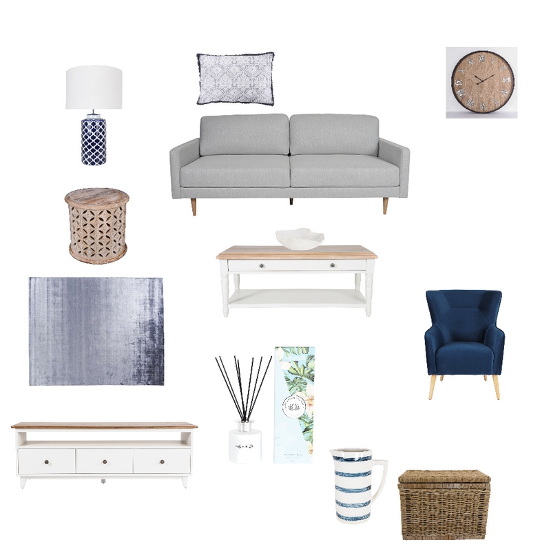 Beach Escape-living room Mood Board by Samh on Style Sourcebook