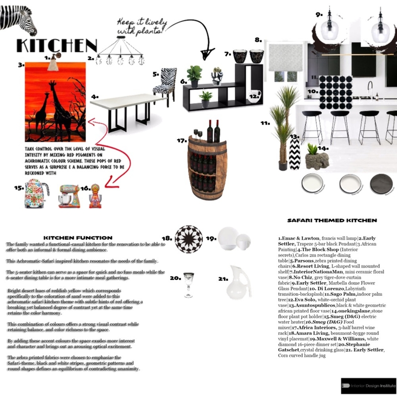 Safari inspired kitchen theme Mood Board by rinadavid on Style Sourcebook