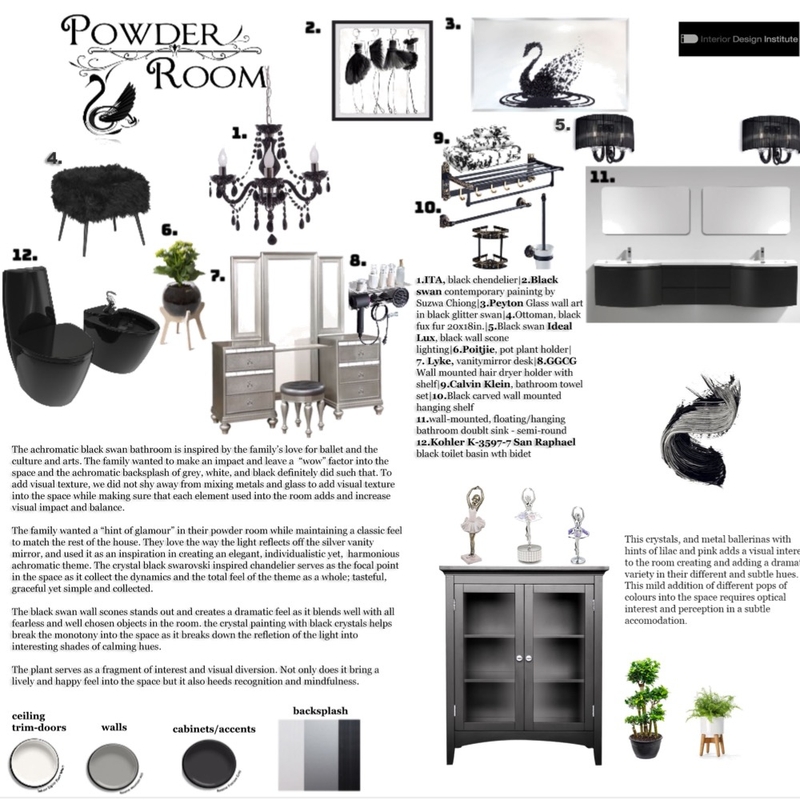 Powder Room Mood Board by rinadavid on Style Sourcebook