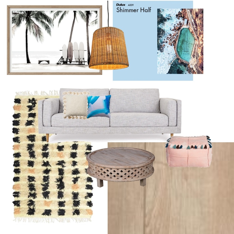 Beach styled living room Mood Board by bella4eva on Style Sourcebook