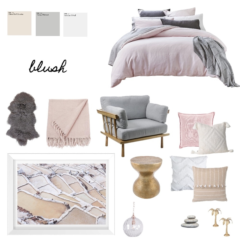 Bedroom Blush Mood Board by abodestylinggroup on Style Sourcebook