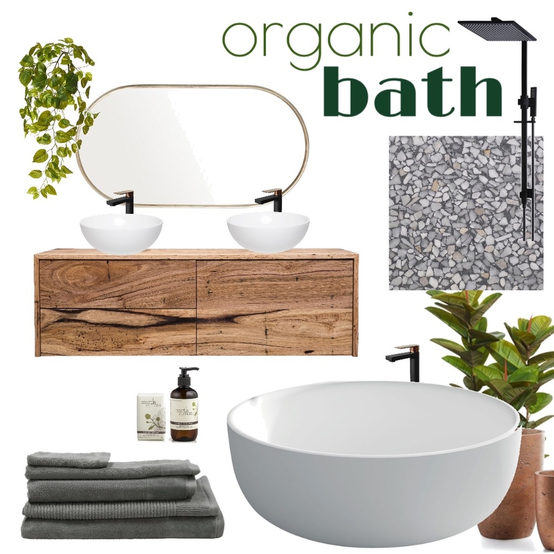 organic bathroom Mood Board by Aliciapranic on Style Sourcebook