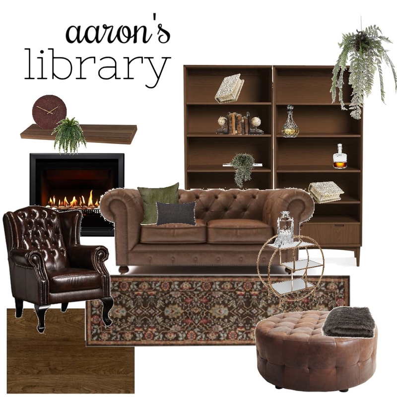 library Mood Board by Aliciapranic on Style Sourcebook