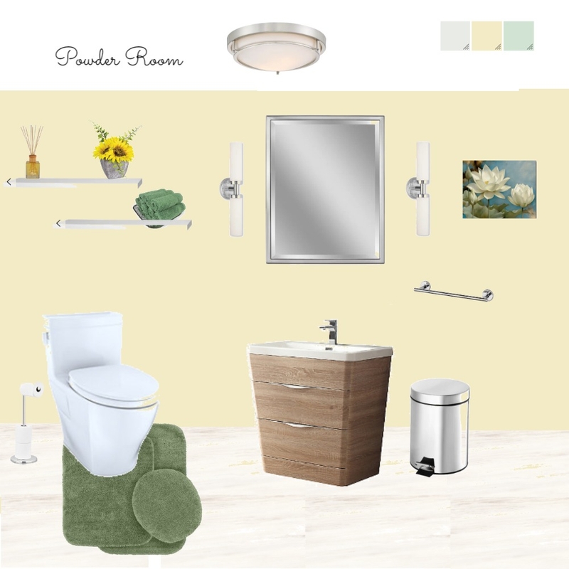 Powder Room Mood Board by soniabhambri on Style Sourcebook