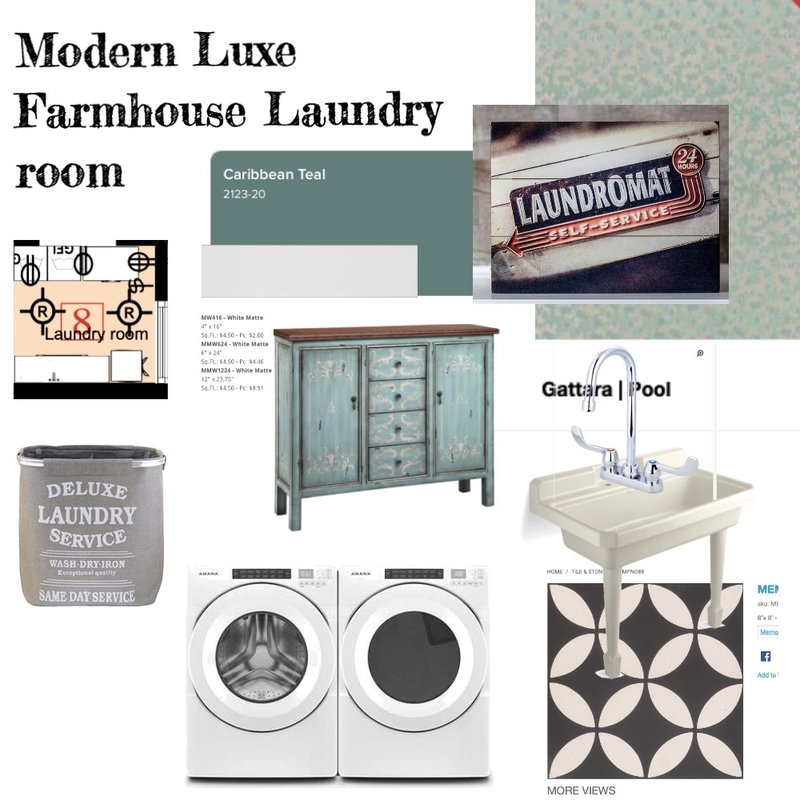Laundry Room Mood Board by jodikravetsky on Style Sourcebook