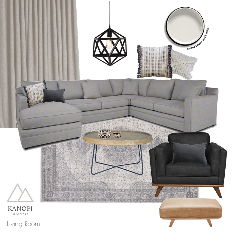 Sherwin's Family Room Option 2 Mood Board by Kanopi Interiors & Design on Style Sourcebook