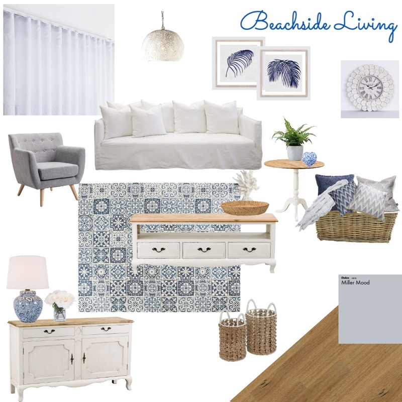 Beachside Living Mood Board by STYLINGOURHOME on Style Sourcebook