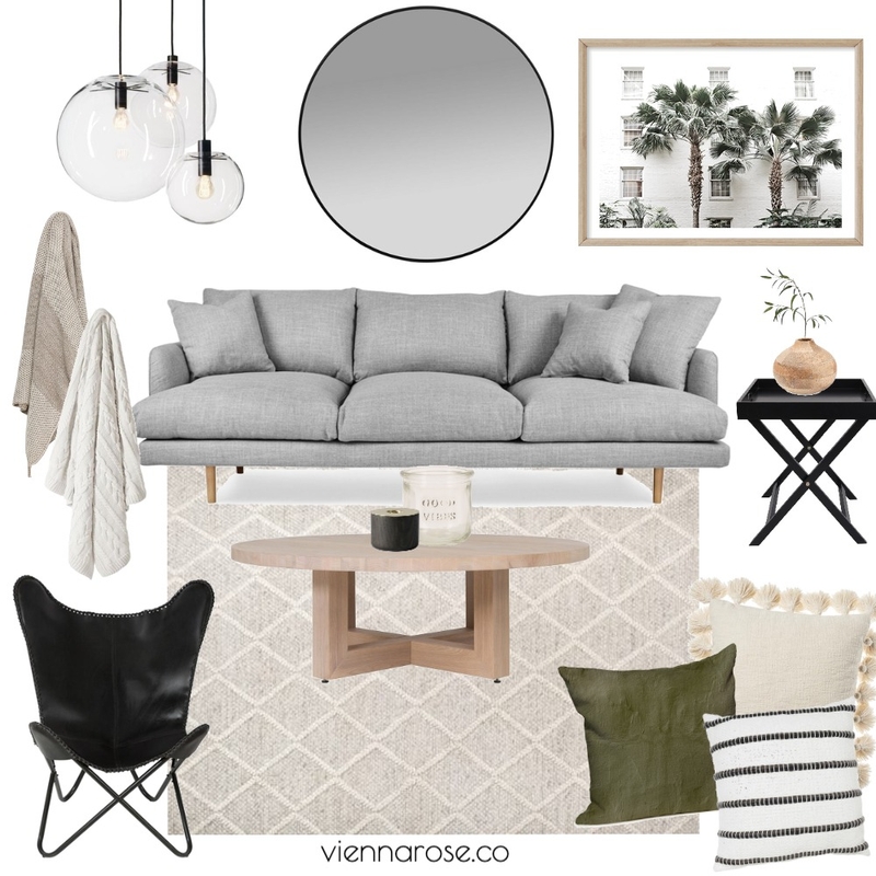 Studio Living Mood Board by Vienna Rose Interiors on Style Sourcebook