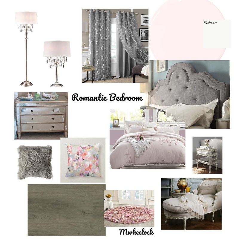 Romantic Bedroom Mood Board by Wheemira on Style Sourcebook