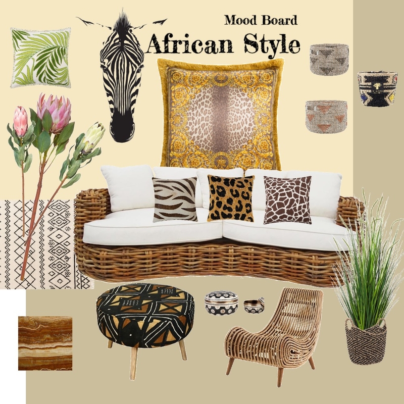 African decor Mood Board by monklit on Style Sourcebook