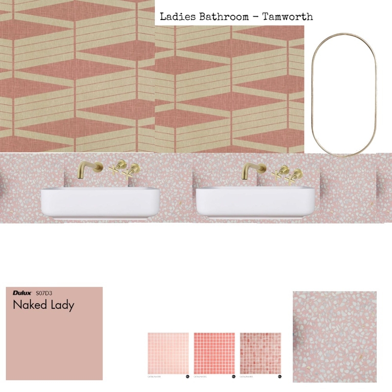 Tamworth - Ladies Bathroom Mood Board by Design Miss M on Style Sourcebook