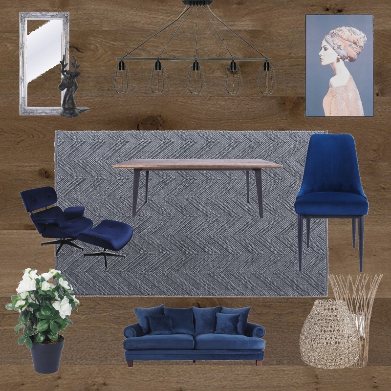 Soft Industrial Mood Board by Eseri on Style Sourcebook