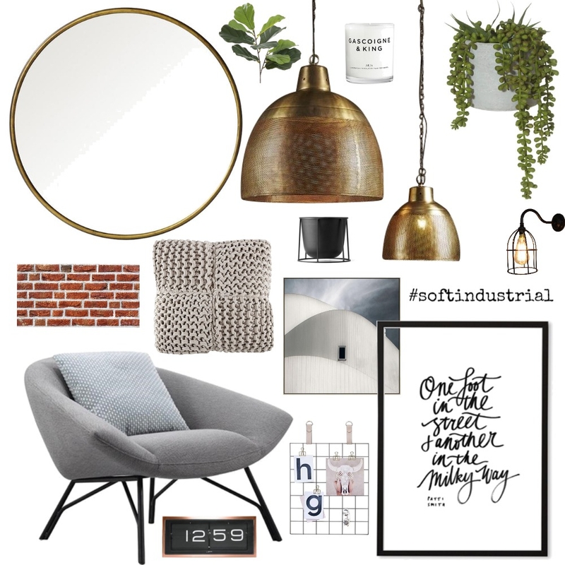 soft industrial Mood Board by bindeebel on Style Sourcebook