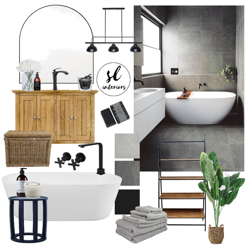 Industrial Bathroom Mood Board by Shannah Lea Interiors on Style Sourcebook