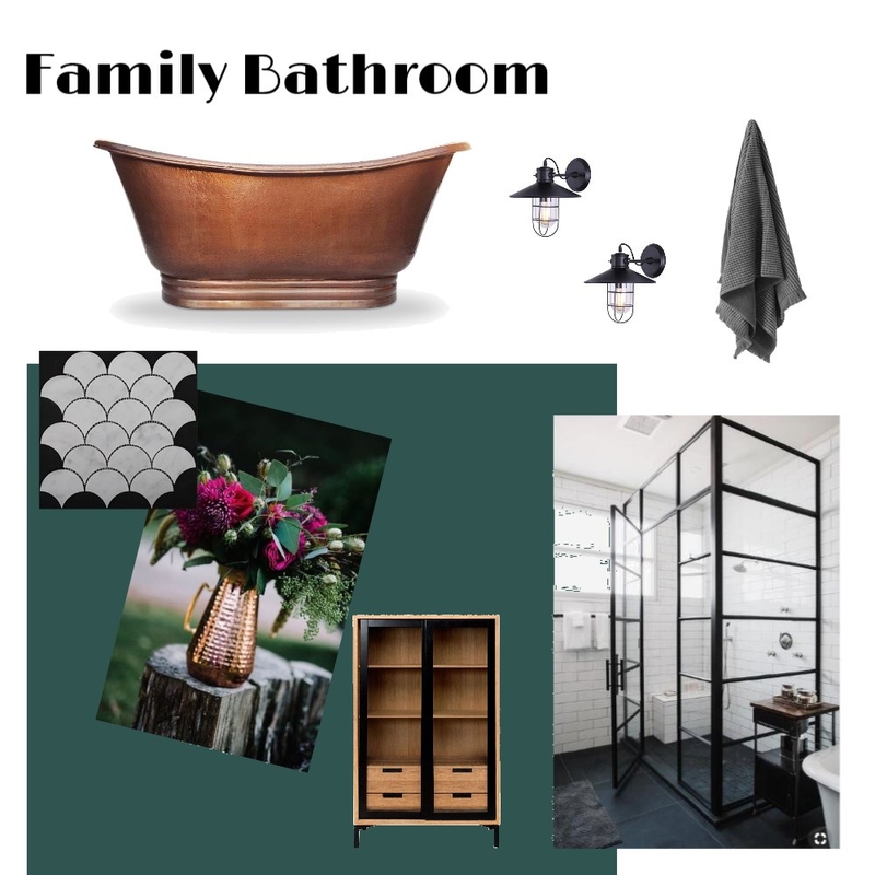 Family Bathroom Mood Board by courtney on Style Sourcebook