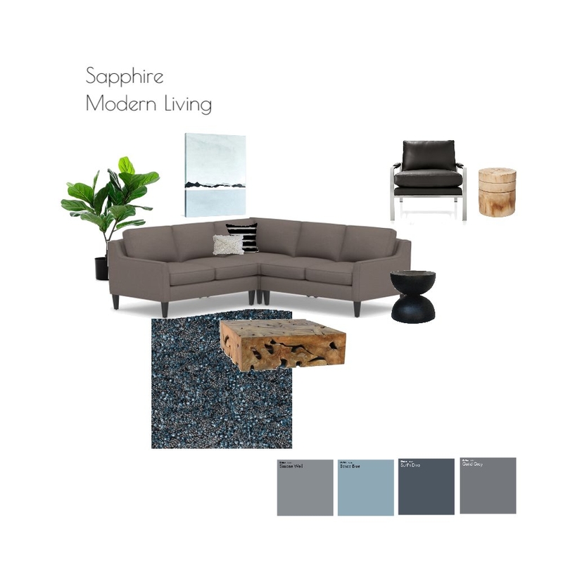 sapphire modern living Mood Board by Sapphire Design and Interiors on Style Sourcebook