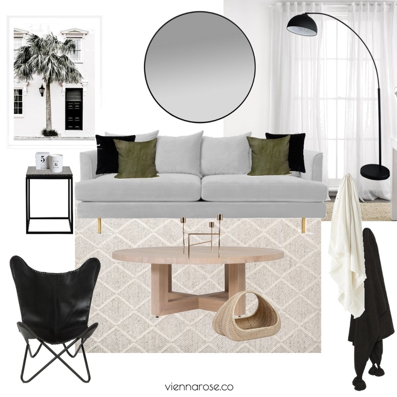 Scandi Living Mood Board by Vienna Rose Interiors on Style Sourcebook