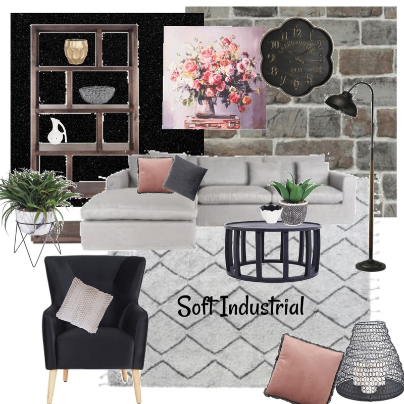 Soft Industrial Mood Board by melbaxter on Style Sourcebook