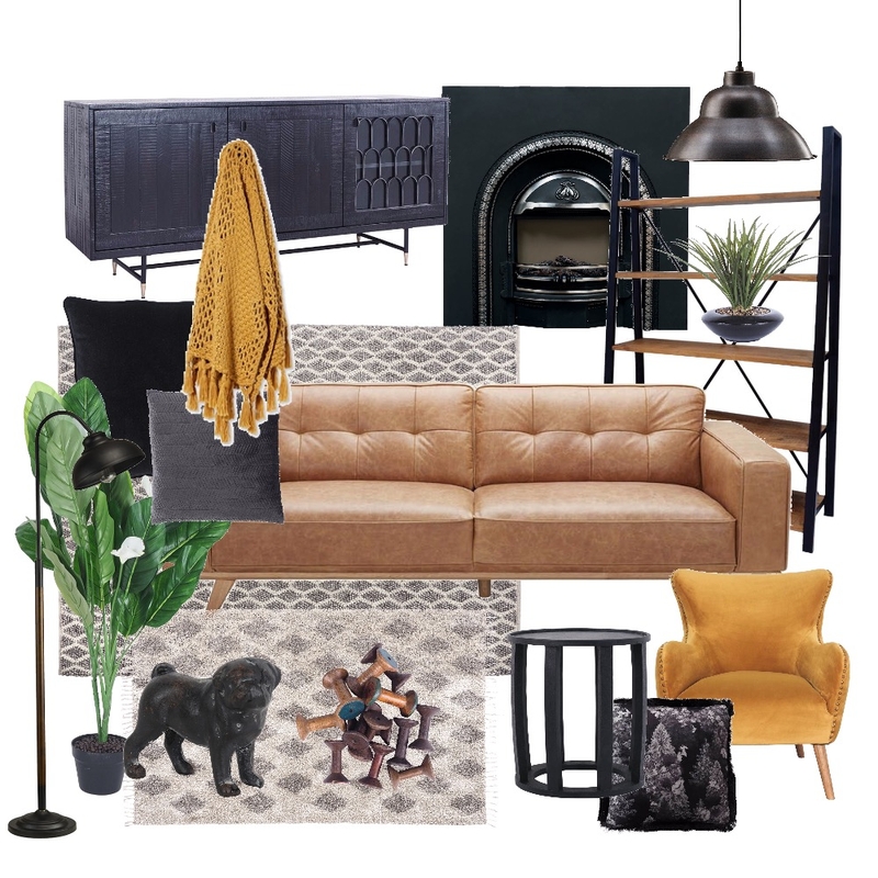 Soft industrial living room - Early Settler Mood Board by Natasha797 on Style Sourcebook