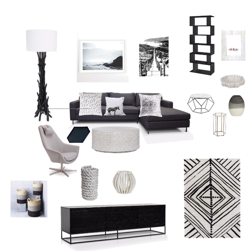 Achromatic family room Mood Board by moonyadesign on Style Sourcebook