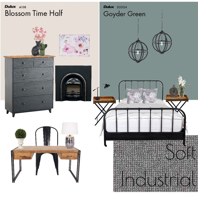 Soft Industrial Mood Board by SuomiSaari on Style Sourcebook