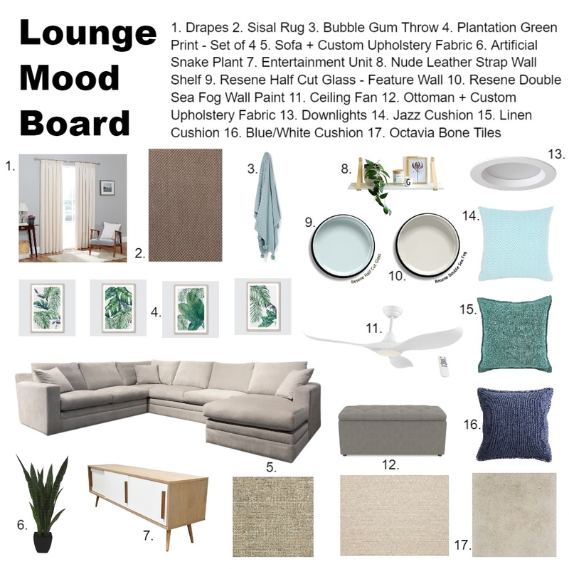 Lounge Moodboard IDI Mood Board by DonnaS on Style Sourcebook