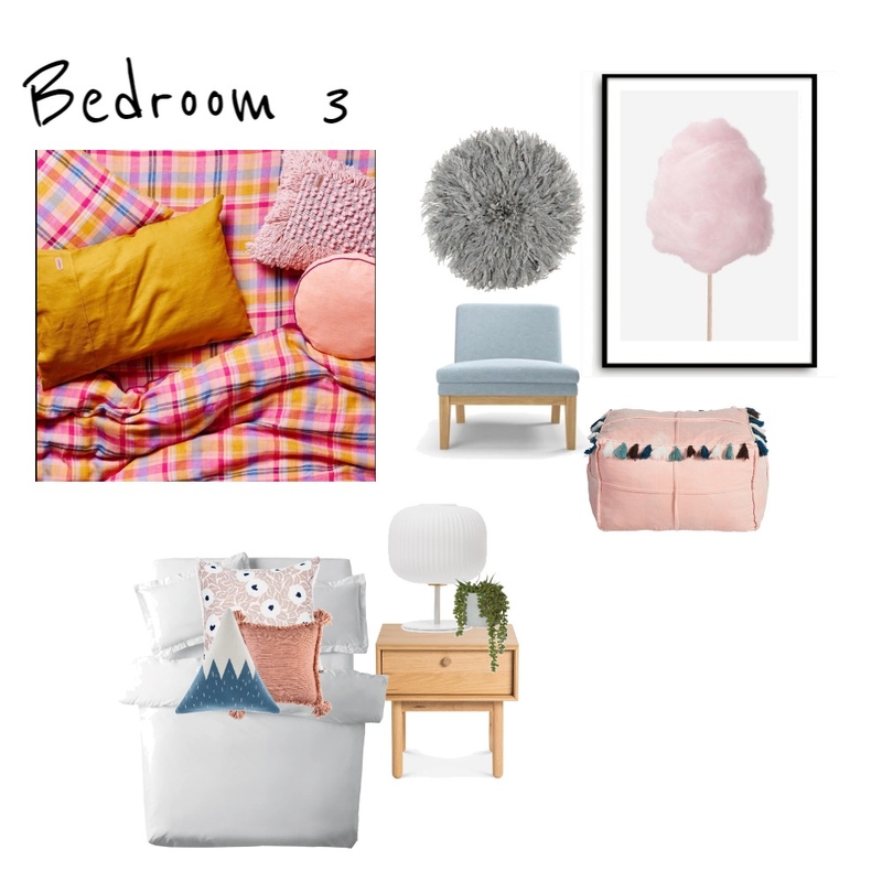 Belmont Bedroom 3 Girl Mood Board by Marlowe Interiors on Style Sourcebook
