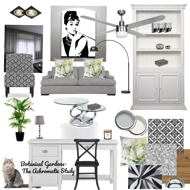 The Study Mood Board by samar on Style Sourcebook