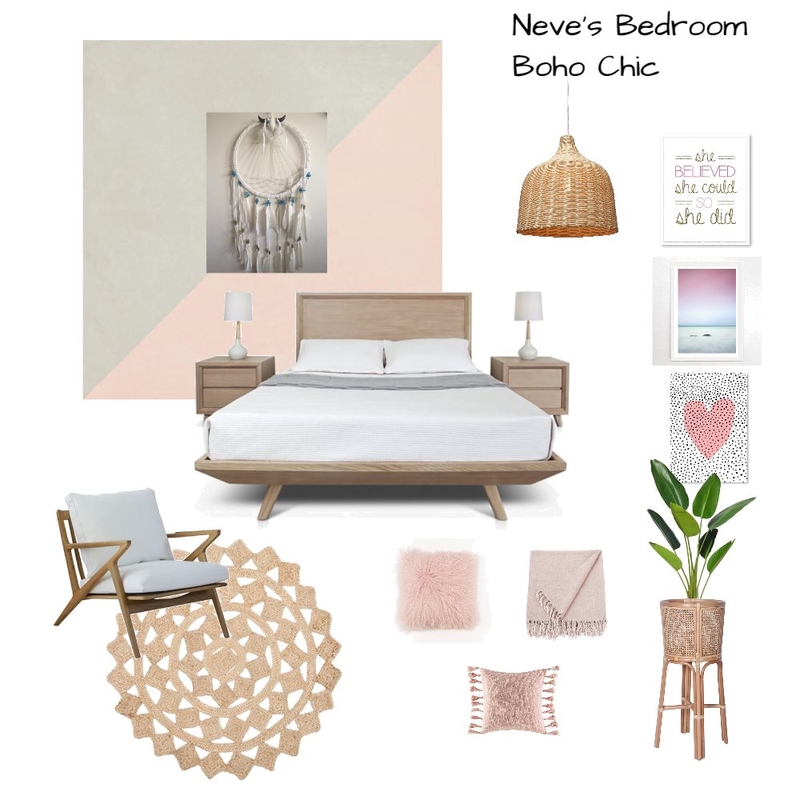 Neve's Bedroom Mood Board by NicBrackenbury on Style Sourcebook