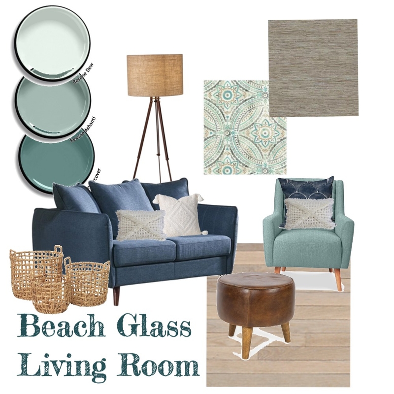 Beachglass Living Room Mood Board by undefined on Style Sourcebook