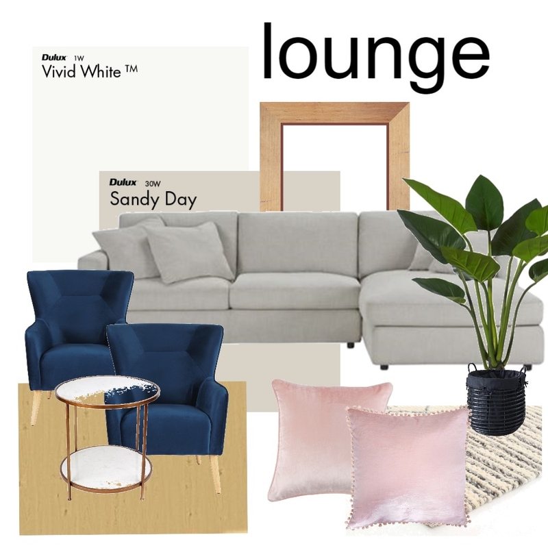 Sam B Lounge Mood Board by Rebecca White Style on Style Sourcebook