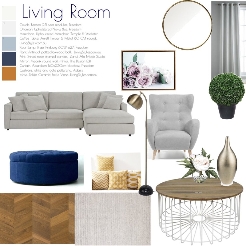 M9 Living room Mood Board by RJensen on Style Sourcebook