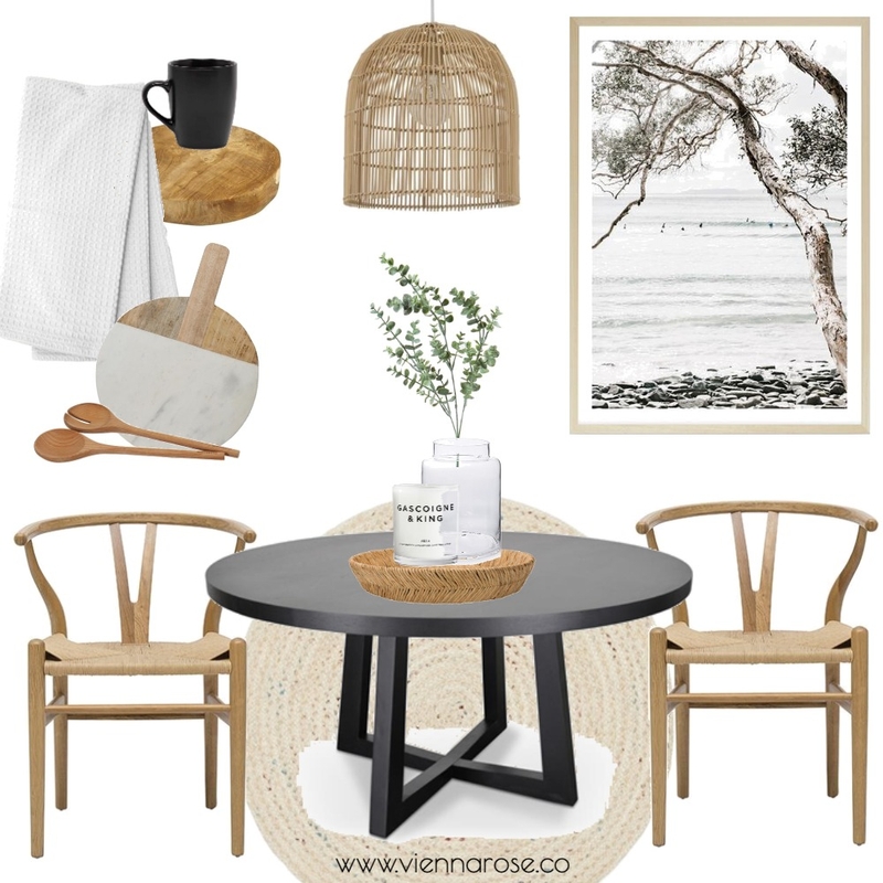 Nordic Dining Mood Board by Vienna Rose Interiors on Style Sourcebook